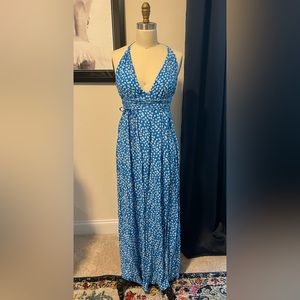 Skylar + Madison : Blue Floral Maxi - Size Small